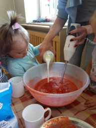Koktajl truskawkowy w wykonaniu "Biedronek"